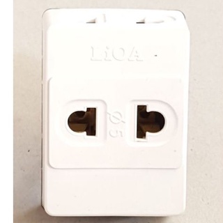 Ổ cắm chân tròn.dẹp 2 ra 3 vuông