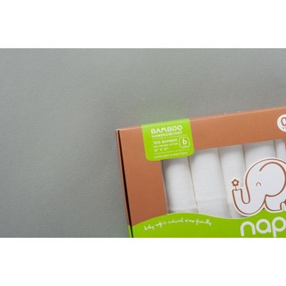 Khăn sữa cỡ 30x30 cm (hộp 6 chiếc) Nappi Thái