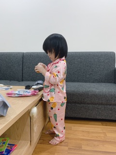 Pyjama Lụa Hàn cho bé gái