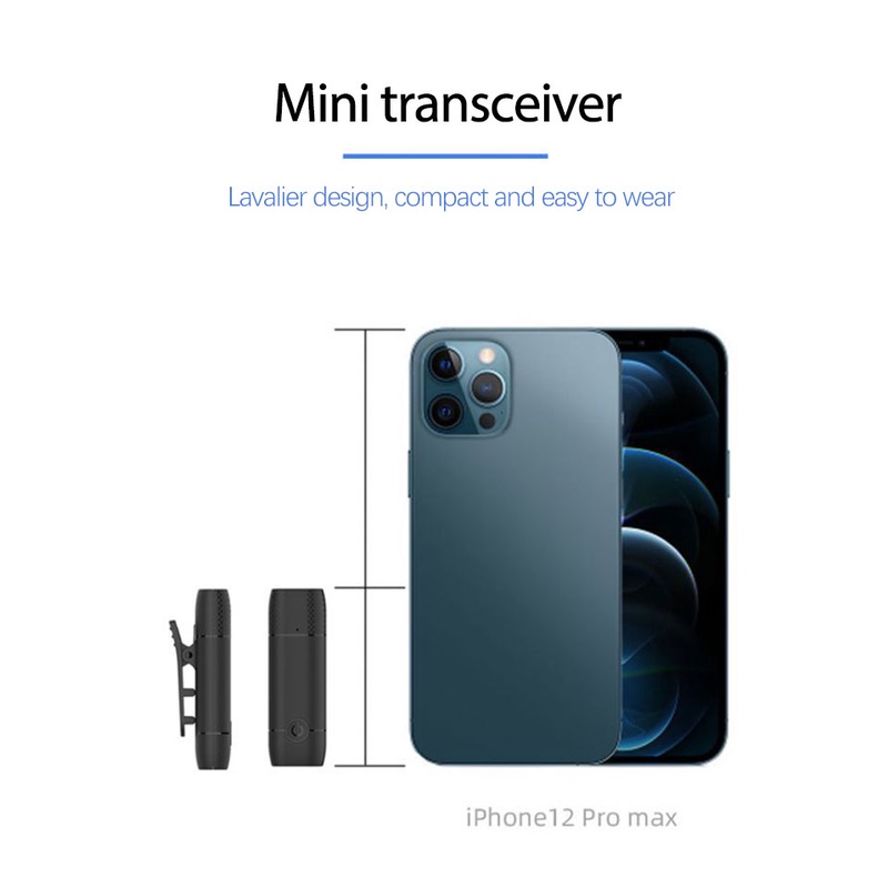Micro ko dây/mini mic livestream/micro không dây cài áo/tablet táo/Android Vlog Type-C/Hải cảng Micrô