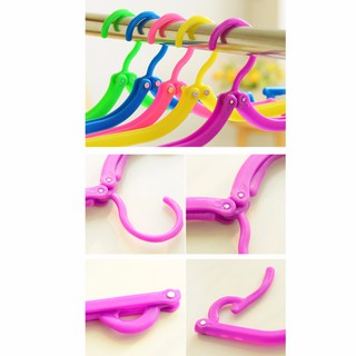 combo 10 móc treo quần áo gấp gọn