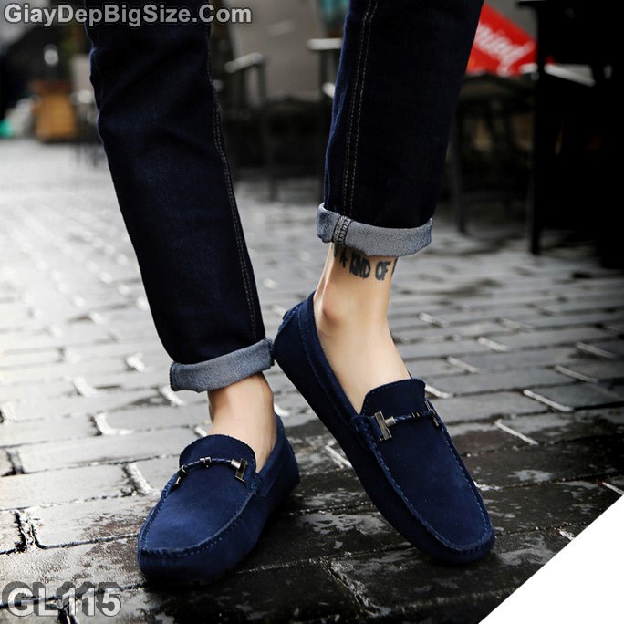 Giày mọi xỏ, giày lười big size cỡ lớn EU:46-47 cho nam chân to bè | BigBuy360 - bigbuy360.vn