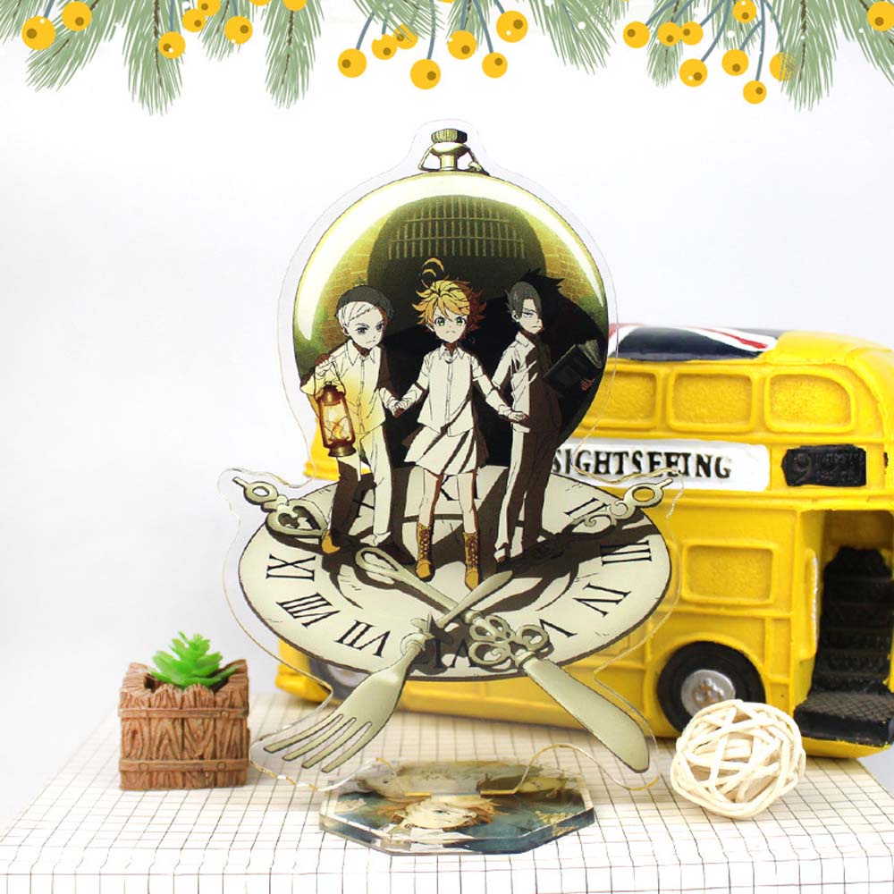 YIYU Mô Hình Nhân Vật Anime The Promised Neverland Bằng Acrylic Có Giá Đỡ Dùng Trang Trí