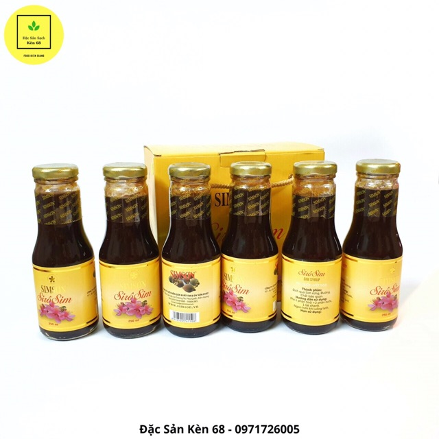 Siro sim Rừng Phú quốc-Tốt cho mọi lứa tuổi-1 lốc 6 chai-250ml/1chai