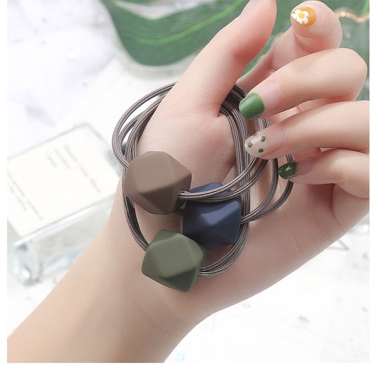 Dây Buộc Tóc Co Giãn Nhiều Màu Sắc Thời Trang Cho Nữ