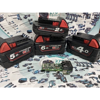 Vỏ mạch pin zin bãi Milwaukee M18. BN.