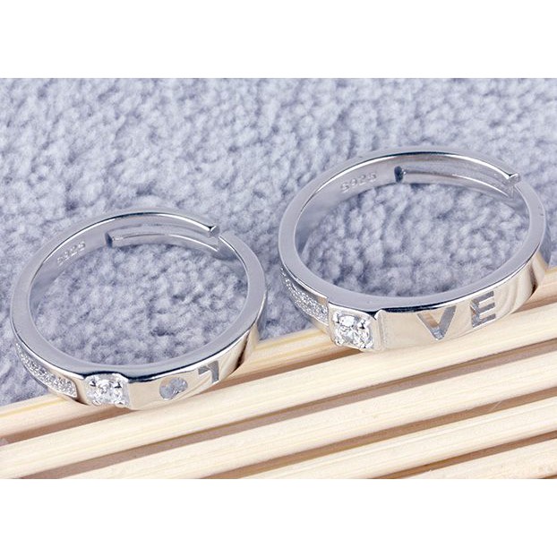 Nhẫn Cặp Nam, Nữ Phong Cách Hàn Quốc NC127