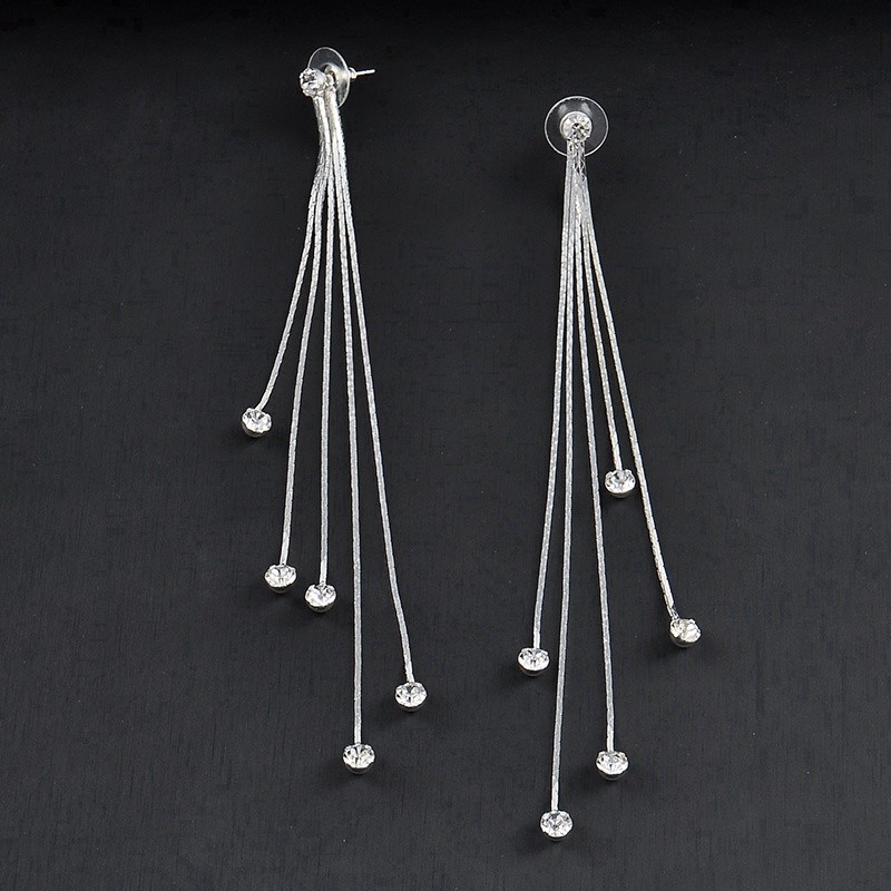 Khuyên tai dáng dài nhiều lớp thời trang nữ sang trọng