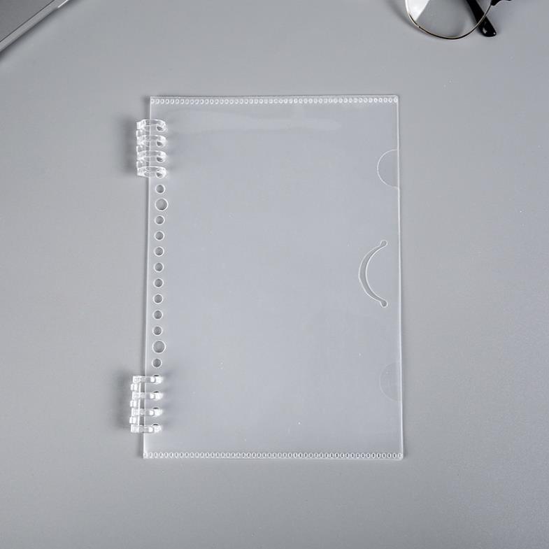 Bìa sổ còng binder SOLANO bìa còng 20 lỗ A5 kiêm túi đựng trong suốt SN-001382