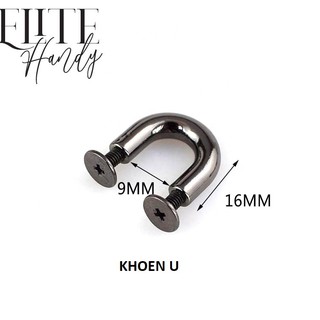 1 cặp KHOEN U THỜI TRANG GẮN TÚI HANDMADE (BÁN THEO CẶP) - CÓ CON VÍT KÈM THEO