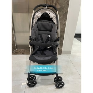 xe đẩy combi mechacal first white lable đen phối mái