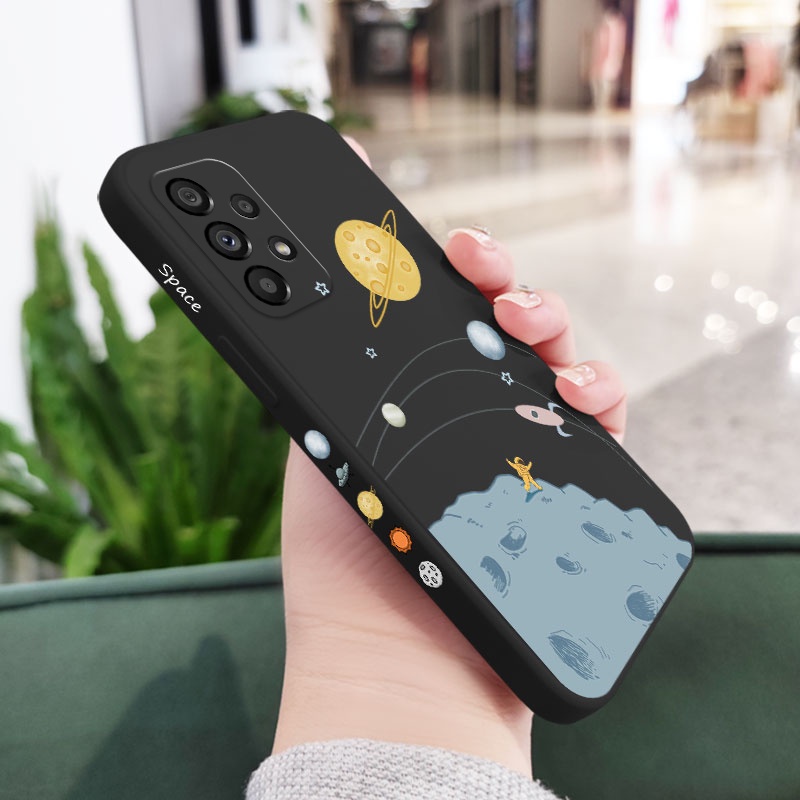 Ốp Lưng Silicone DẻO HọA TiếT HàNh Tinh Cho Samsung Galaxy A73 A53 A33 A23 5G