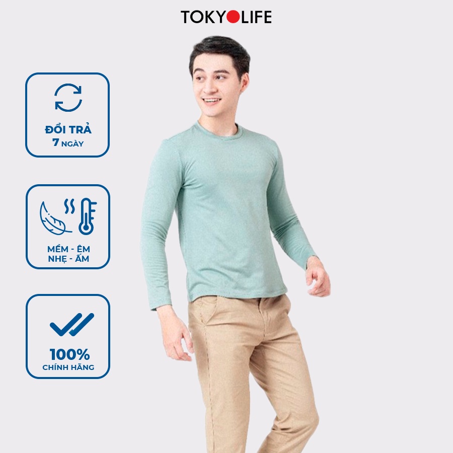 Áo giữ nhiệt WM Extra Nam cổ tròn siêu co giãn, siêu ấm TOKYOLIFE G7SMT037J