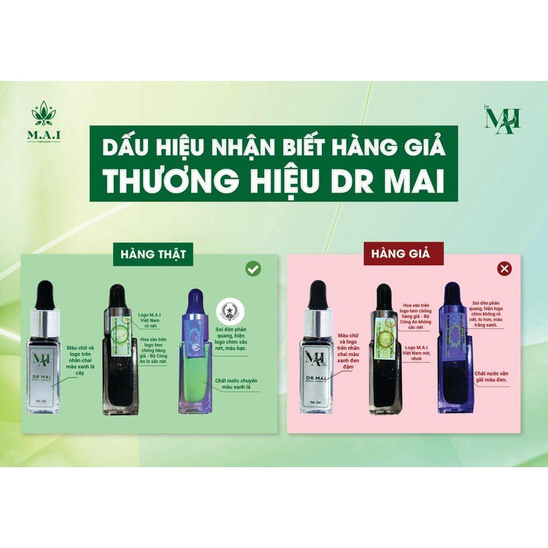 Dr Mai combo 3 hộp serum mụn Dr Mai nguyên chất 5ml lựa chọn hiệu quả cho da nhiều mụn