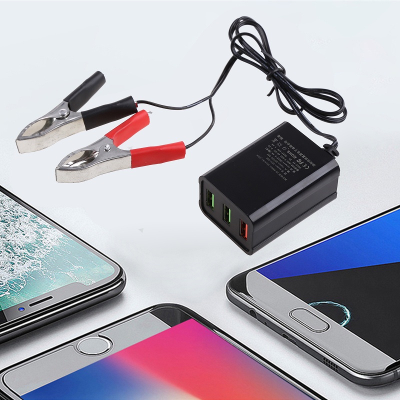 Tẩu Sạc Nhanh 3 Cổng USB Nama QC3.0 12V-24V