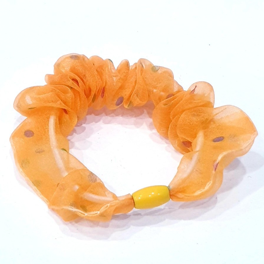 Scrunchies Buộc Tóc Họa Tiết Chấm Bi | XCOT290