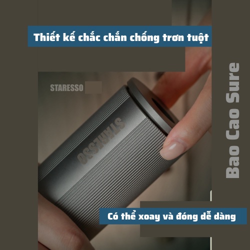 Cối Xay cà phê Staresso Lưỡi Dao Titanium máy pha cà phê mini cầm tay cao cấp Chính Hãng Bảo Hành 12 Tháng