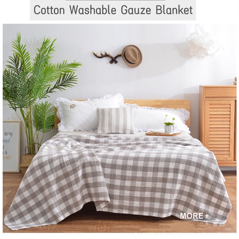 Chăn Đơn / Đôi Vải Cotton Mỏng Thoải Mái Mùa Hè