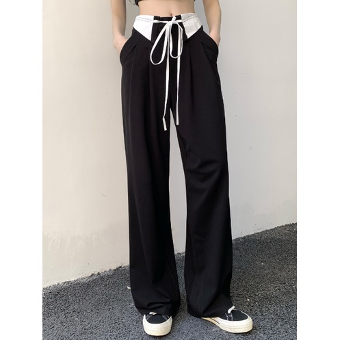「MANSA」Set Áo Thun Dài Tay Cổ Thấp Và Quần Legging Thời Trang Mùa Xuân 2023 Mới Quyến Rũ Cho Nữ