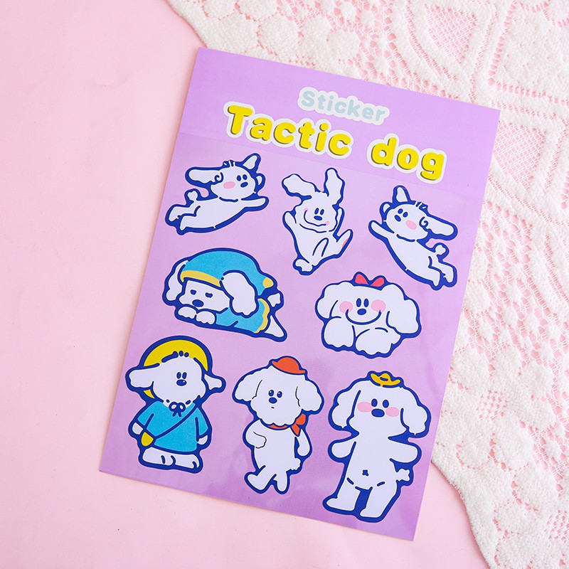 Sticker hoạt hình chống nước Cá store dùng để trang trí, làm quà tặng
