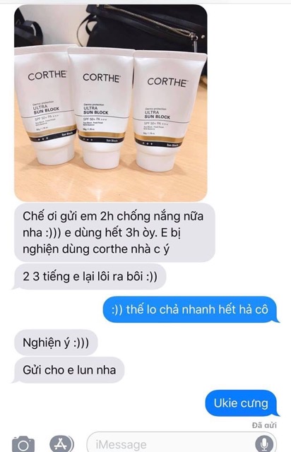 Kem chống năng Corthe là BEST CHOICE