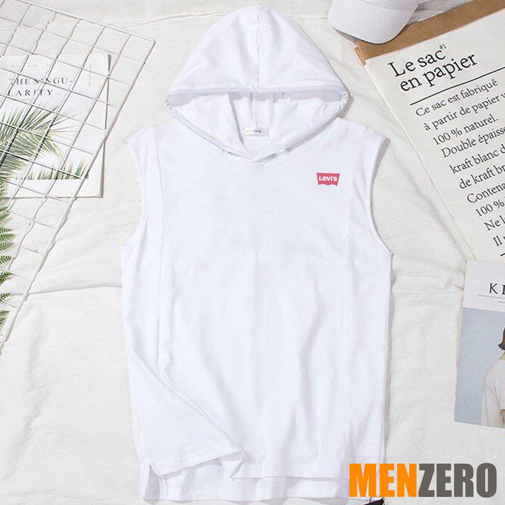 ÁO THUN KHOÁC NAM TANKTOP SÁT NÁCH CÓ NÓN | BigBuy360 - bigbuy360.vn