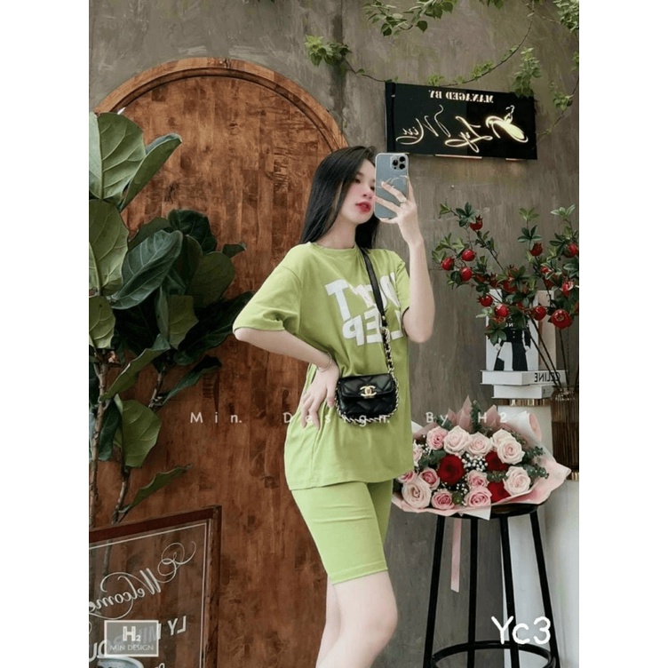 Sét Da Cá Siêu Chất Lượng Mặc Cực Thoáng Có In Hình Chuột Mickey Dễ Thương UP