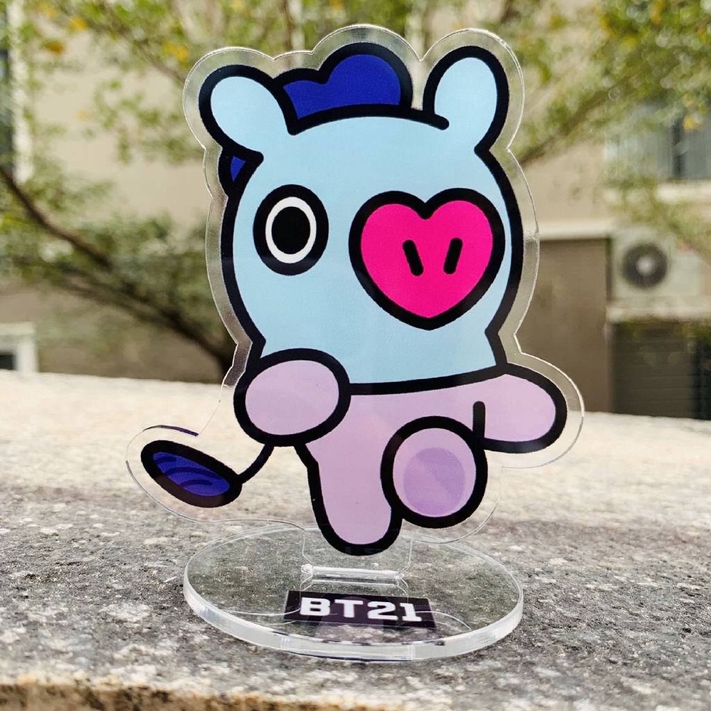 Mô Hình Búp Bê BT21 Kpop BTS BT21 Bằng Acrylic Để Bàn Trang Trí