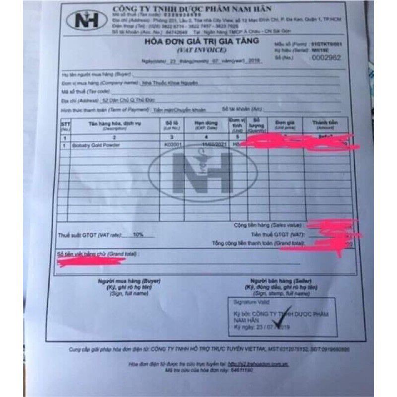 Biobaby gold men visinh từ hàn quốc hộp 30 gói ILDONG