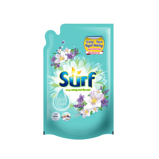 Nước Giặt &amp; Bột Giặt Surf Trắng Sáng, Ngát Mùi Hương