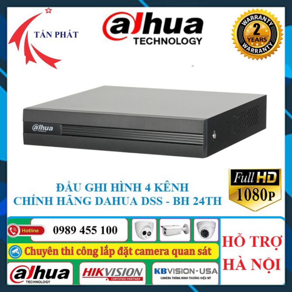 Đầu ghi hình 4 8 kênh Dahua XVR 1A04 XVR 1A08 - Chính Hãng Dahua DSS BH 24TH