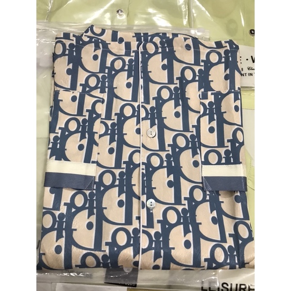 bộ lụa mặc nhà silk xước sáng lấp lánh tô châu tay dài lụa satin cao cấp quảng châu