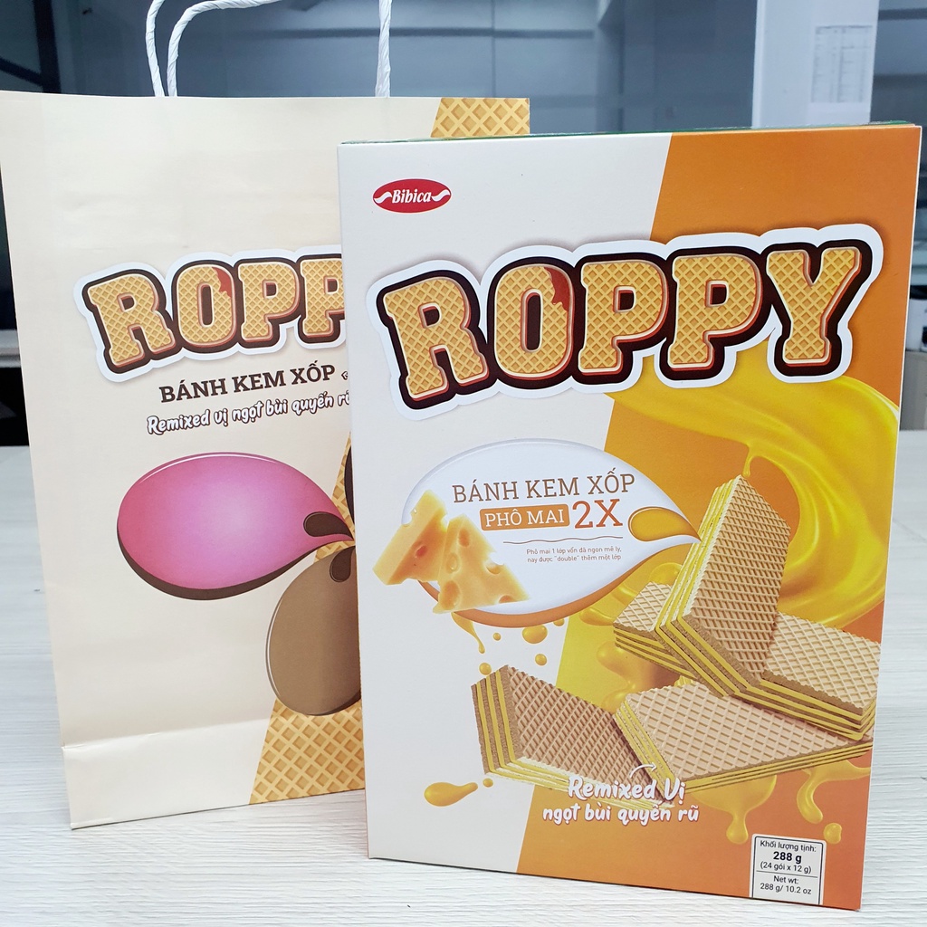 Bánh kem xốp Roppy phô mai 288g