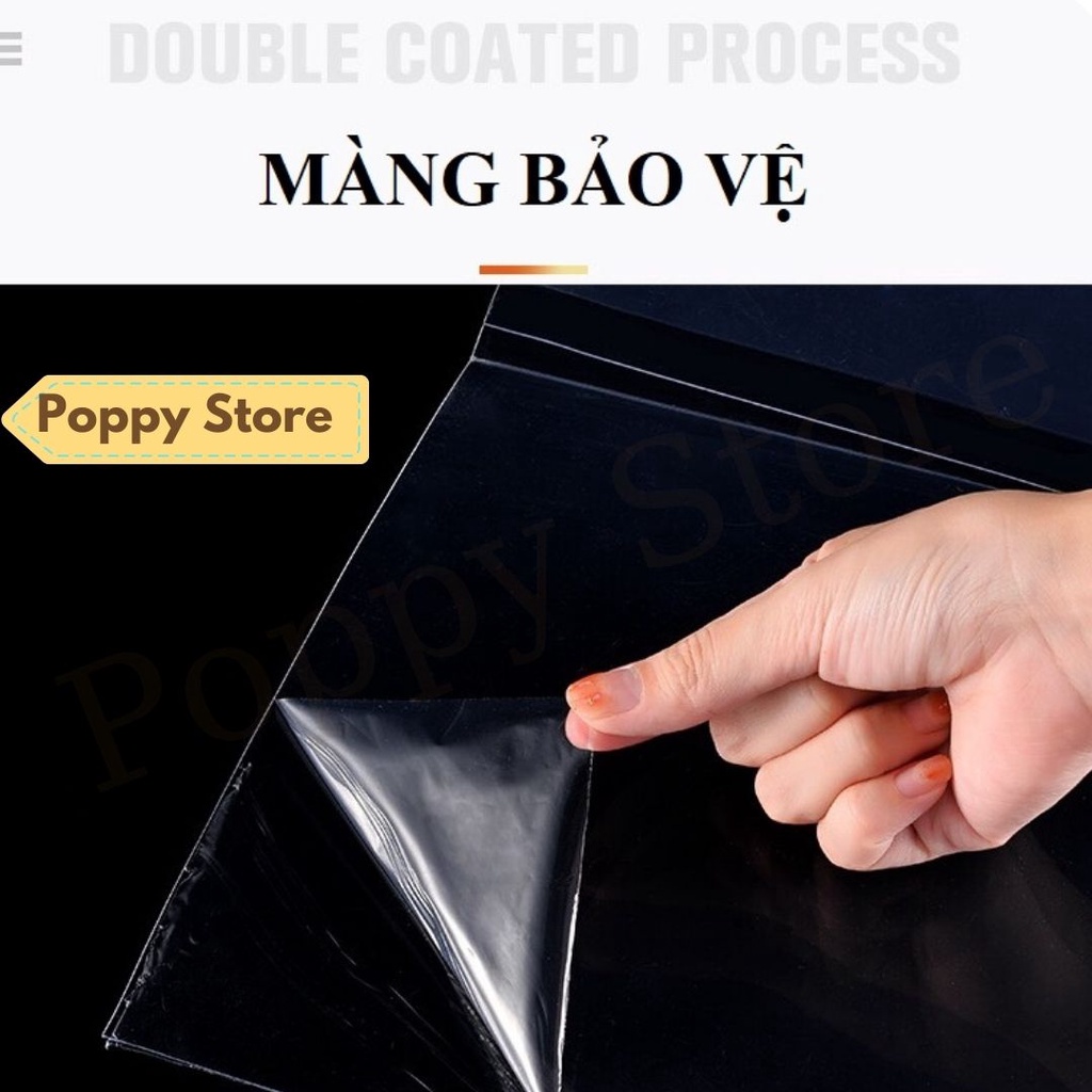 Hộp đựng bánh kem sinh nhật, hộp nhựa mica có nắp, màu cam pastel dễ thương, tặng kèm ruy băng - POPPY STORE