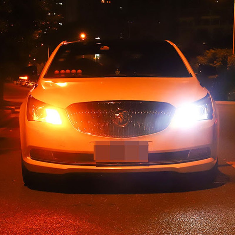 Set 2 đèn LED xi nhan Lymoyo Drl P21W Py21W Ba15S Bau15S T20 7440 W21W T25 3156 3030 69LED