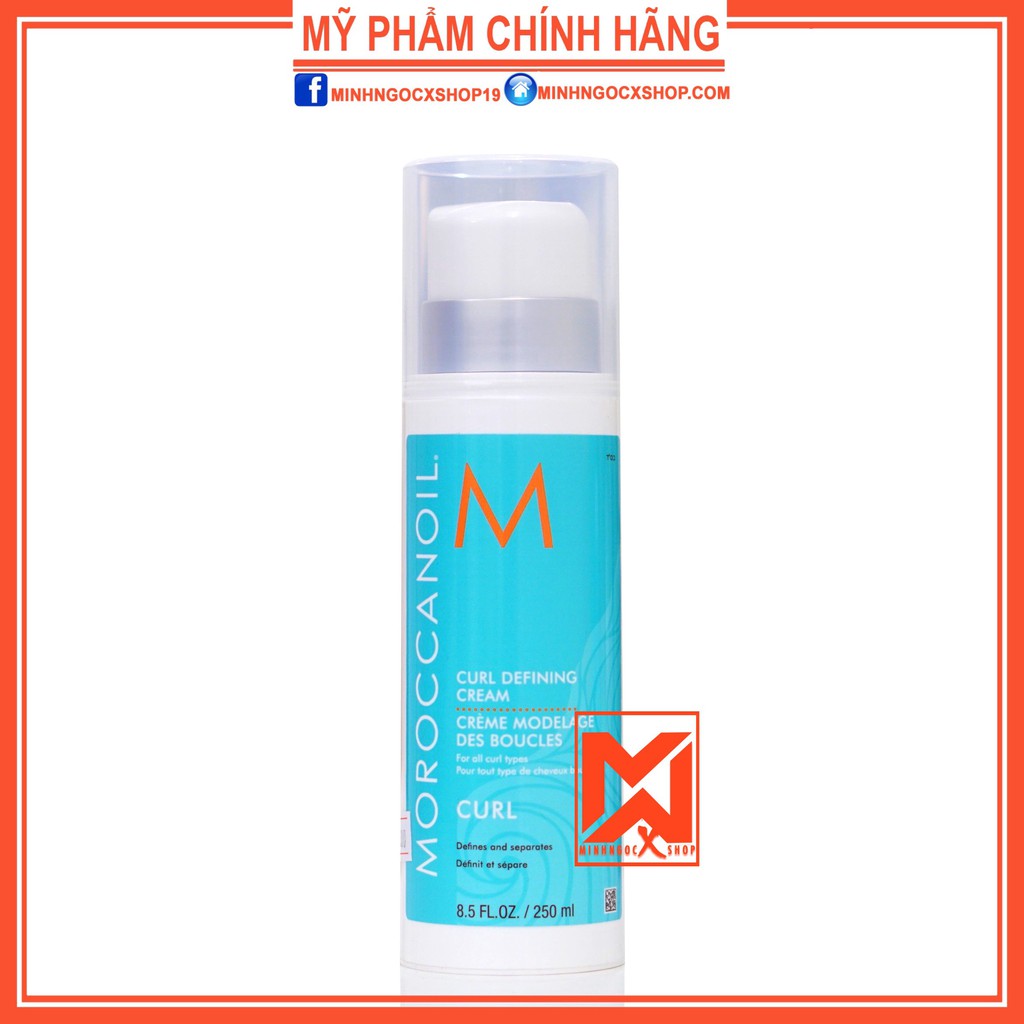 MOROCCANOIL KEM ĐỊNH HÌNH SÓNG XOĂN MOROCCANOIL CURL DEFINING CREAM 250ML CHÍNH HÃNG