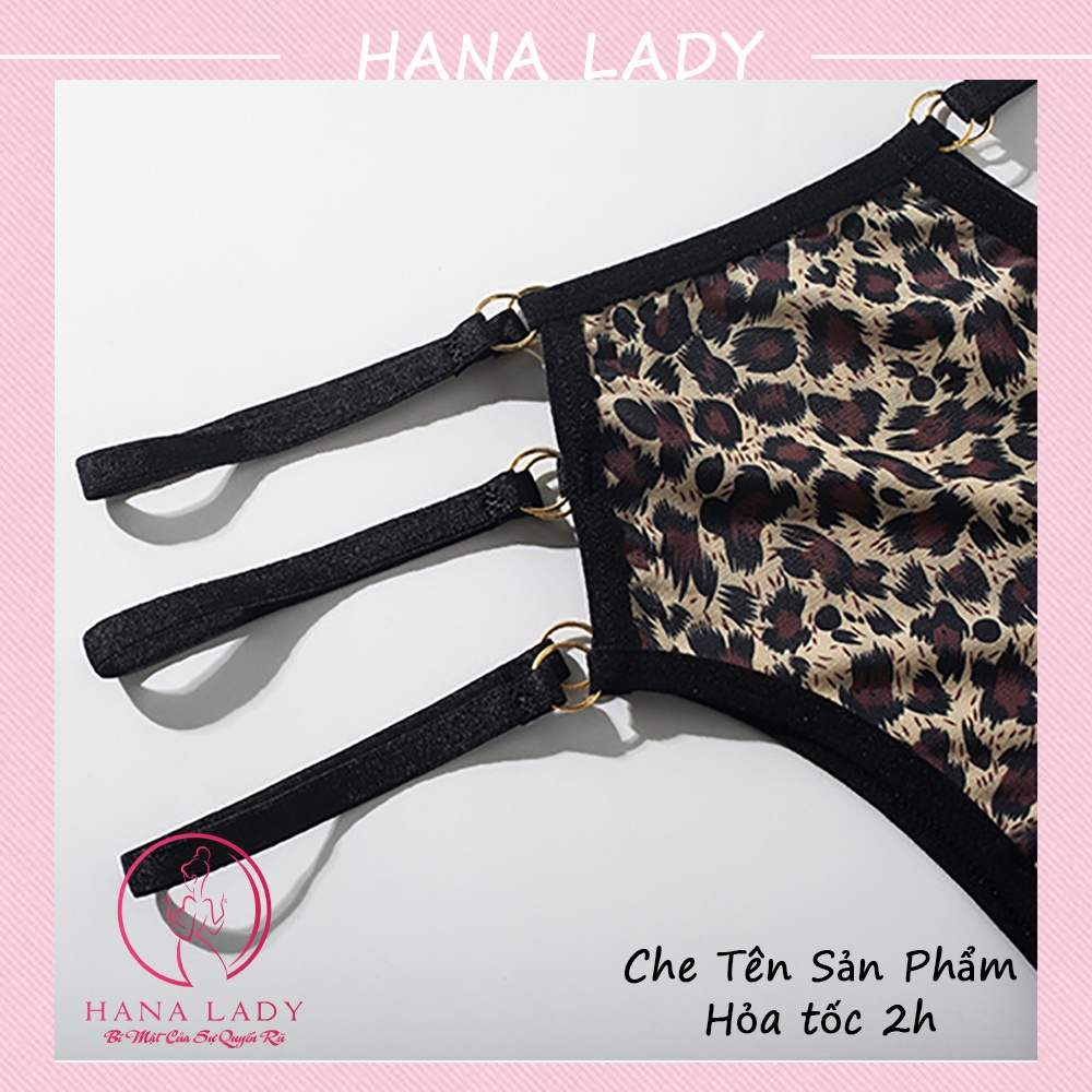 Quần lót sexy gợi cảm - Quần chip dây đan da báo quyến rũ LK101