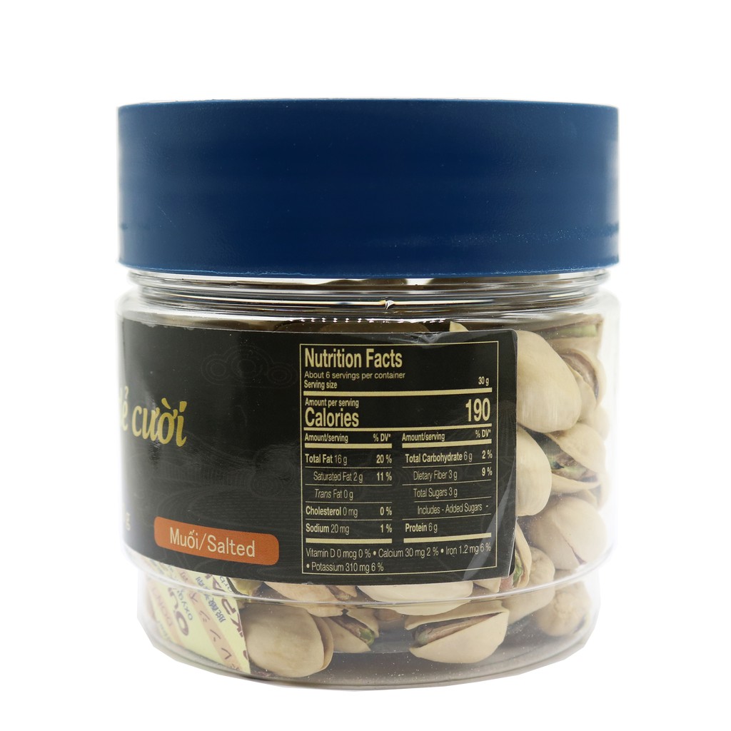 LAFOOCO Hạt dẻ cười Mỹ sấy muối 170g