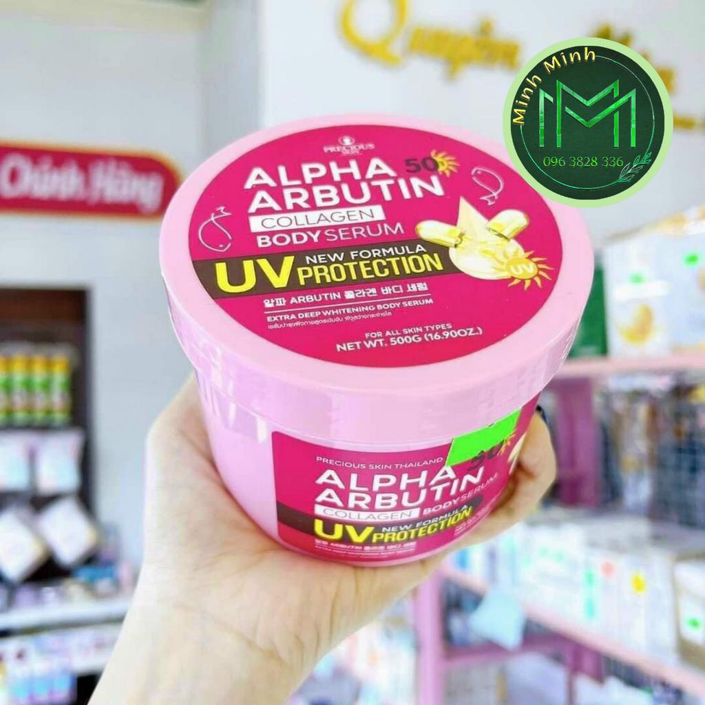 Body Dưỡng Trắng Da Toàn Thân Alpha Arbutin Collagen Body Serum