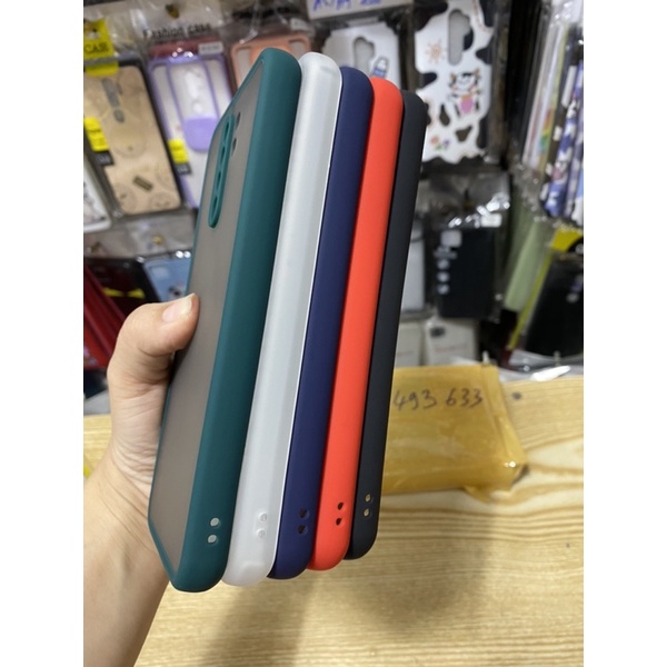 Ốp lưng xiaomi redmi9 viền dẻo lưng nhám