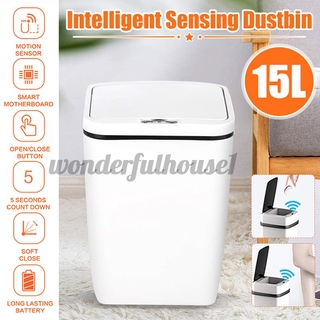 Thùng Rác Cảm Biến Thông Minh Tự Động Dung Tích 15l
