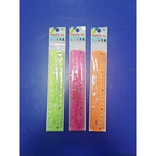 Set 3 thước kẻ dẻo 20cm bền đẹp