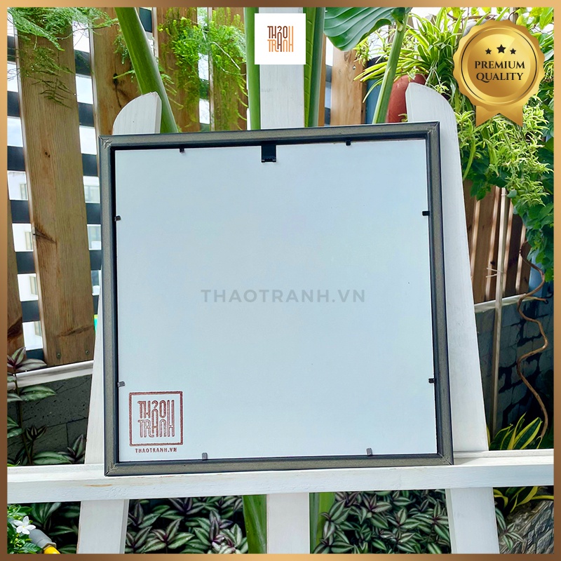 Khung Hình 30x30cm Treo Tường Khung Tranh Đính Đá Thảo Tranh KH3030