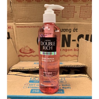 Gel mềm giữ nếp tóc Double Rich Soft Hold 250ml