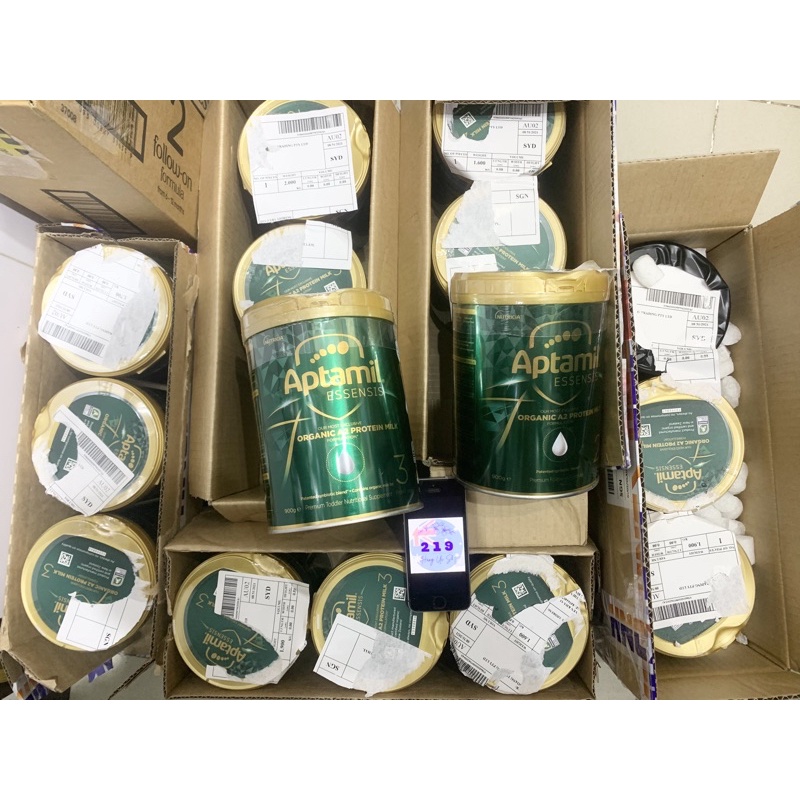 Sữa hữu cơ Aptamil Essensis Organic A2 Protein Số1 2 3 - Nhập khẩu chính hãng Úc