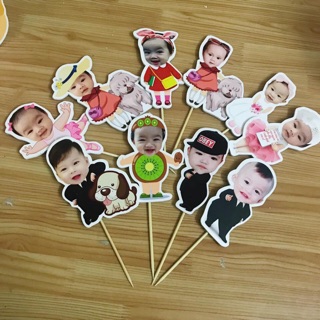 Tag chibi cắm bánh sinh nhật