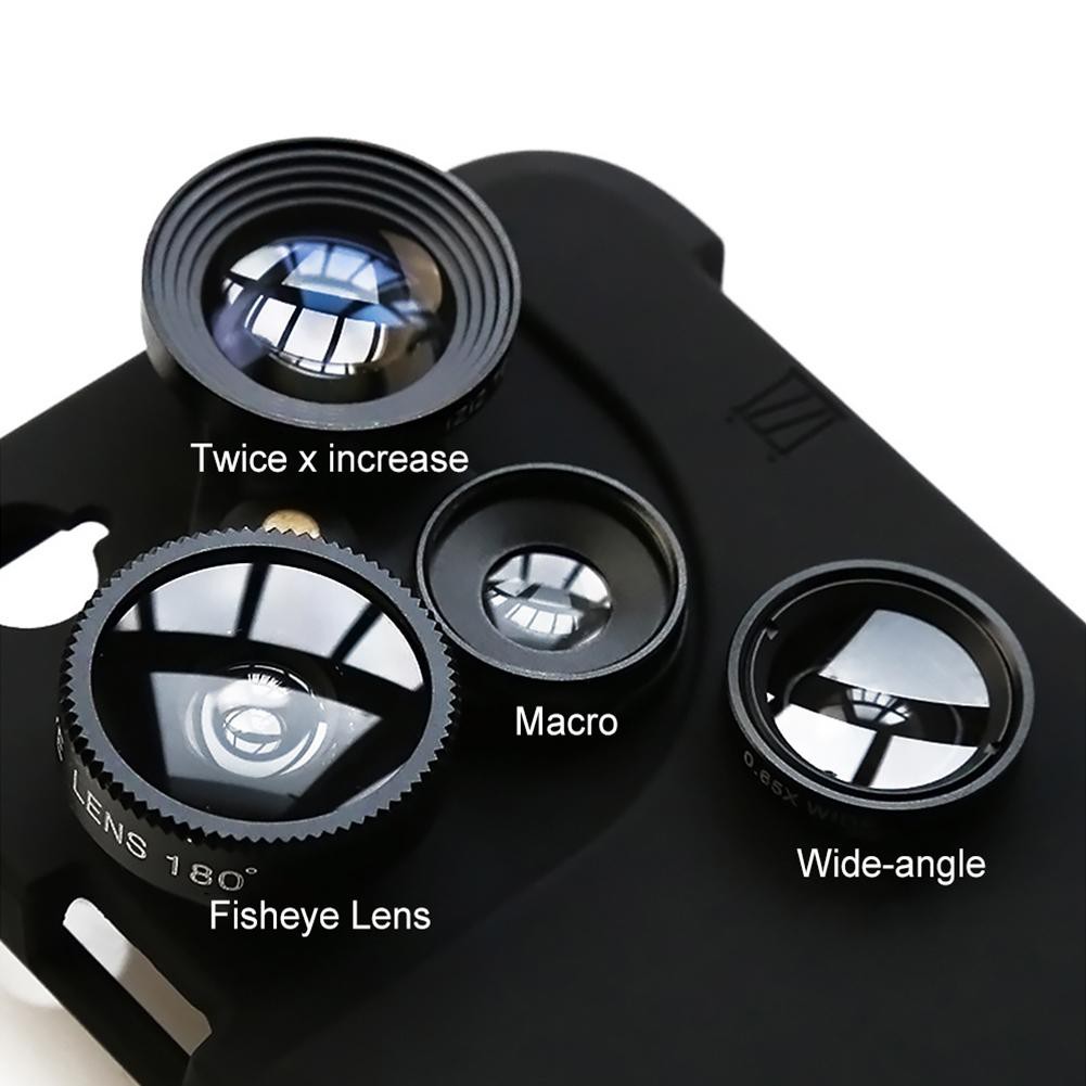 Lens fisheye cho điện thoại iPhone 6 plus 7 plus