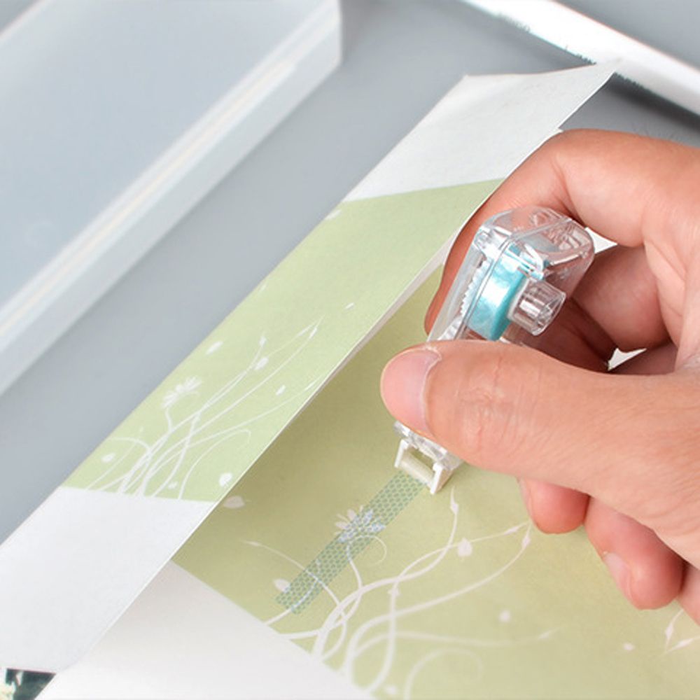 Cuộn băng giấy dán trang trí sổ tay/ văn phòng/ trường học 5mm x 5m