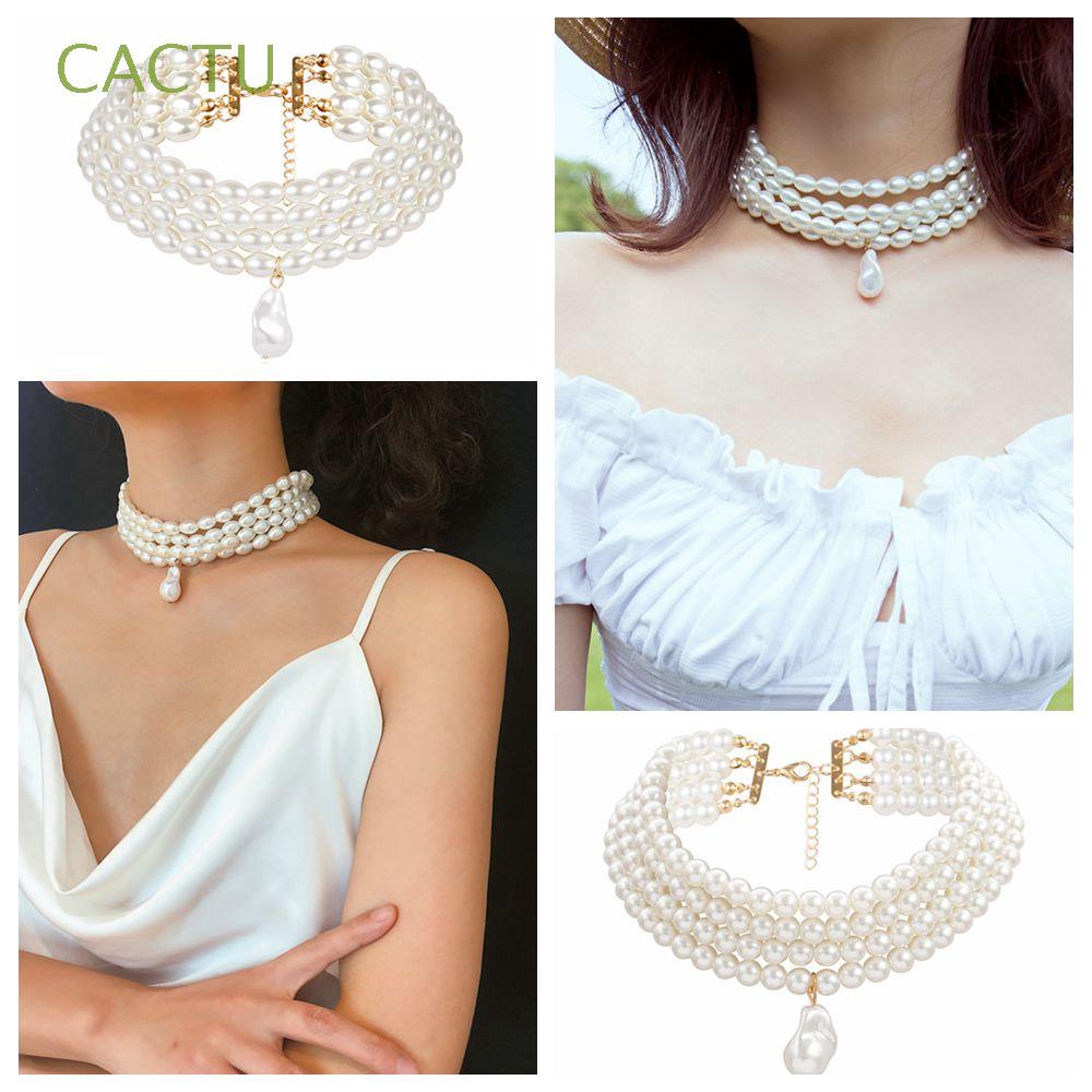 Vòng cổ nhiều lớp thiết kế độc đáo phong cách phương Tây thanh lịch thời trang cho nữ