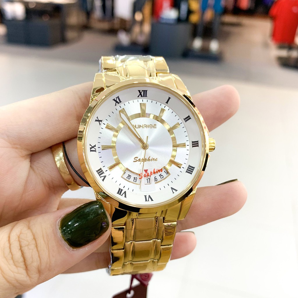 Đồng Hồ Nam Sunrise DM771SWA - Chính Hãng - Full Box - Kính Sapphire Chống Xước , Chống Nước , Bảo Hành 3 Năm | BigBuy360 - bigbuy360.vn
